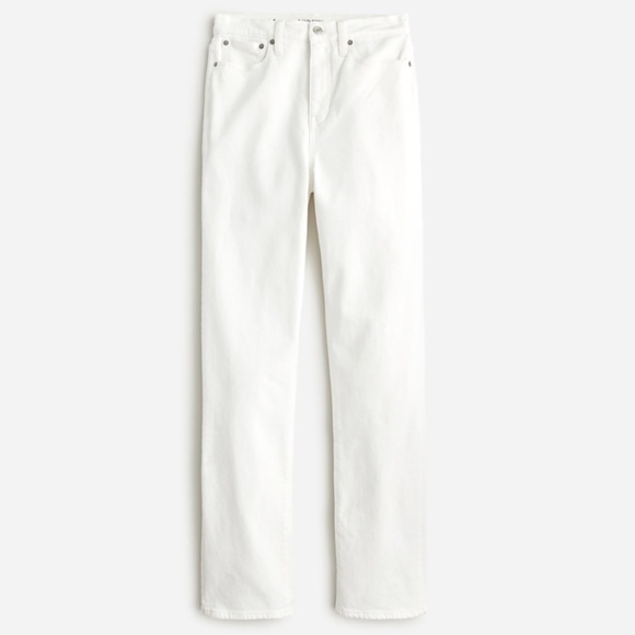 JCREW Size 29 Classic Straight Jean in White - $148 BX975 - Picture 2 of 8